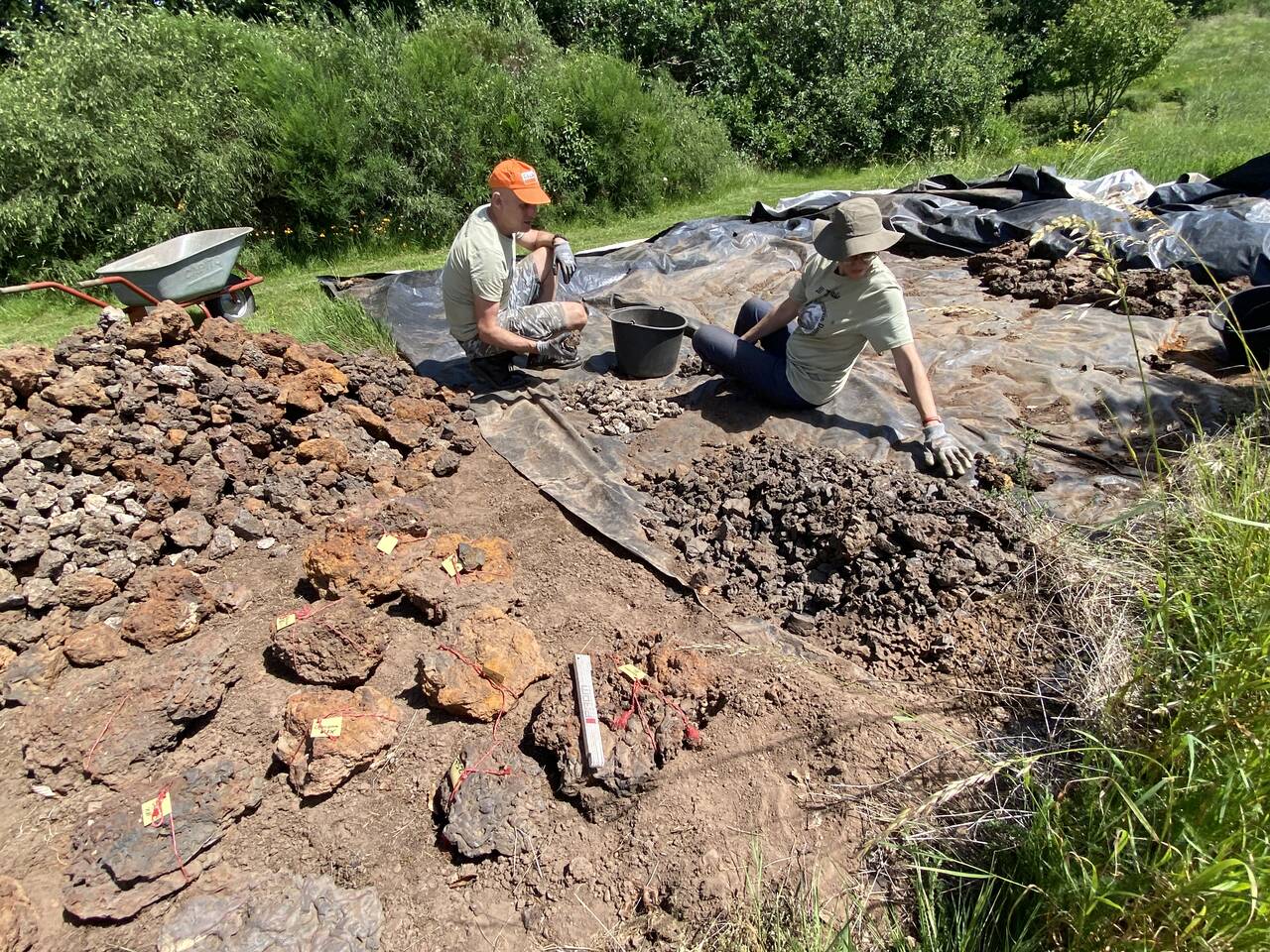 Erster Schritt zur Schlacken-Analyse